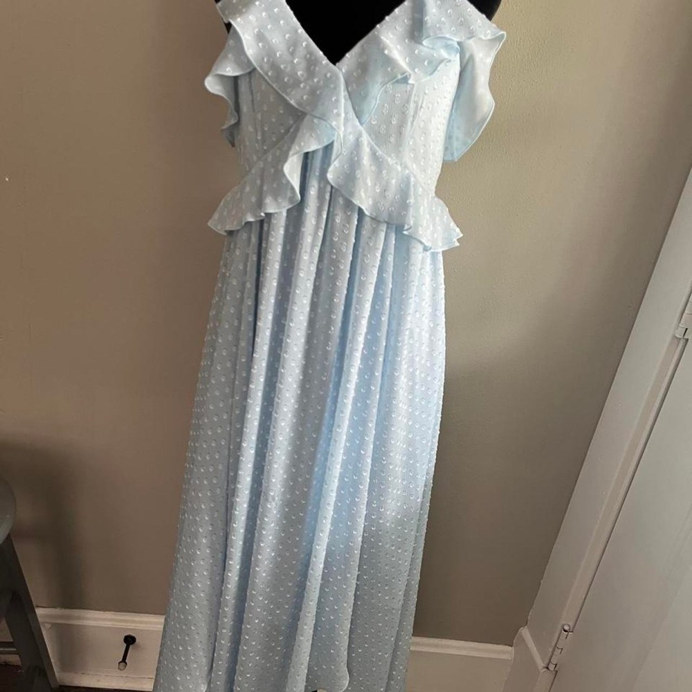 Babydoll Blue Maxi Dress